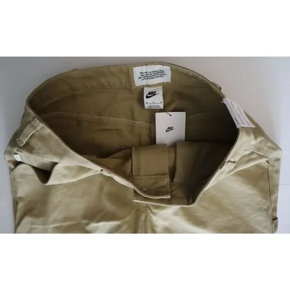Nike HJ8478-297 Men's Sz 32 Taupe Standard Fit Sashiko Carpenter Pants